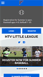 Mobile Screenshot of htvlittleleague.org